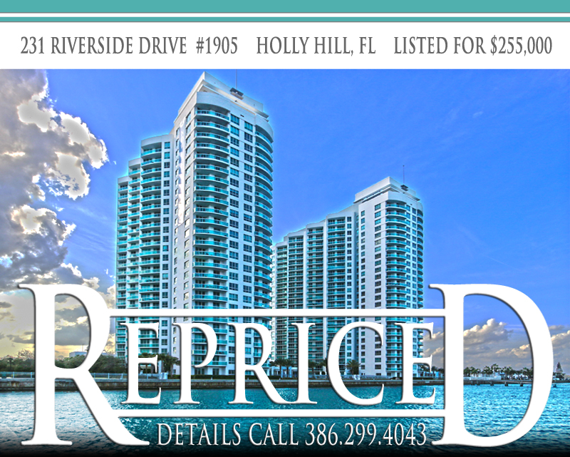 Marina Grande MG on The Halifax Unit 1905 at 231 Riverside Drive in Daytona Beach - Re-Priced - The LUXE Group 386.299.4043